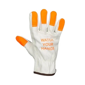 Top Cowhide Grain Leather Unlined <b>Drivers</b> <b>Gloves</b> Heavy Duty Soft Comfortable Heat Resistant Safety <b>Gloves</b> for Gardening - Product Image 4