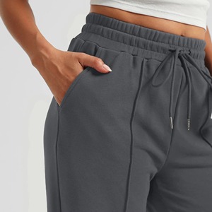 2025 Women's <b>Pants</b> & Trousers Rope Solid Color Elastic Waist Fashion Wide Leg Casual Sweatpants Oversized Trousers - Product Image 2