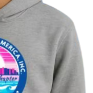 Sweat à capuche brodé gris chiné pour garçon, pull décontracté à manches longues, streetwear quotidien, vêtement confortable pour un style de vie actif - Product Image 3