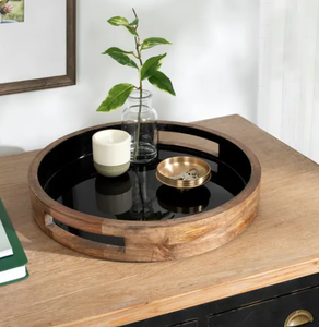 Wholesale Exclusive Mango Wood Serving Tray with Comfortable Handle <b>Clear</b> Finished Luxury <b>Table</b> Decor for Home Serving Dishes - Product Image 2