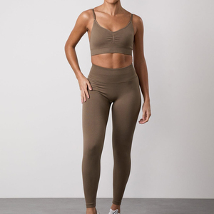 Vêtements d'été pour femmes, soutien-gorge de sport sans couture, coupe ajustée, bretelles réglables, vêtements de fitness, soutien-gorge de sport - Product Image 5
