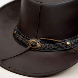 Sombreros de Vaquero Occidentales Personalizados, Nuevo Estilo para Uso Diario, de Cuero Genuino para Hombre - Product Image 2