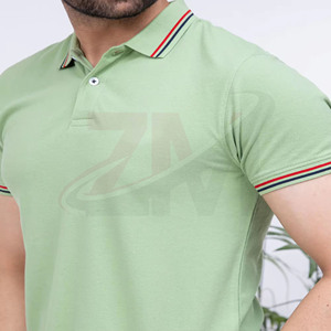 Venta en Línea, Comercio Electrónico, Novedades, Camisetas Polo Clásicas de Manga Corta para Hombre, Tela de Algodón Piqué Grueso - Product Image 5