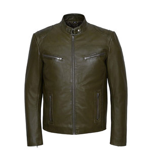 Comfortable Custom Made <b>Leather</b> <b>Jacket</b> For Men's <b>Long</b> Sleeves Breathable Winter <b>Jacket</b> For Online Sale - Product Image 1