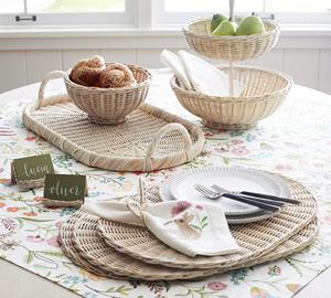 Rond de serviette en rotin lapin de style bohème écologique personnalisable taille de couleur fait à la main Vietnam pour la cuisine vente en gros du meilleur prix - Product Image 2