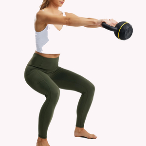 Leggings taille haute pour femme, doux et extensibles, pour le yoga, la course, la gym, l'entraînement, vêtements de sport respirants, prix bas - Product Image 6