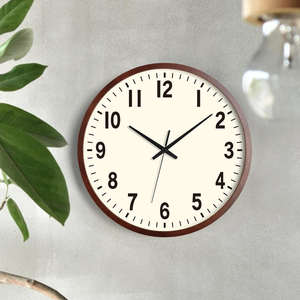 Horloge murale de fabrication indienne pour la décoration intérieure, mouvement silencieux sans tic-tac, fonctionne sur piles, grand affichage, disponible à la vente - Product Image 1