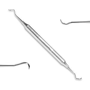 Juego de 3 piezas de raspadores dentales manuales de acero inoxidable más vendido para limpieza y relleno de dientes, certificado CE, clase By Grip Surgical - Product Image 2