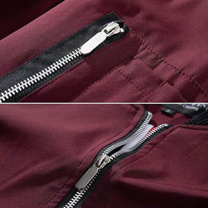 Blousons Bomber Homme Rembourrés Front Man Sports : Meilleures Caractéristiques, Fermeture Éclair Intégrale, Coupe-Vent, Respirant, Idéal Hiver, Décontracté - Product Image 4