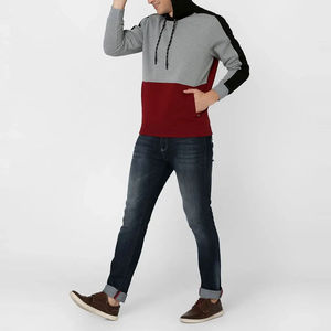 Sweat-shirts à capuche unisexe en coton uni surdimensionnés personnalisés pour l'hiver, respirants, grandes tailles, vente en gros - Product Image 4