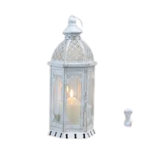 Farol Colgante Rústico de Madera para Velas, Portavelas Tipo Huracán con Tapa de Vidrio y Metal, Acabado Desgastado para Chimenea - Product Image 5