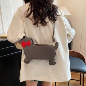 Nuevo Bolso Bandolera de Piel Sintética PU Personalizado con Diseño de Perro Pequeño, Estilo Vintage para Mujer, con Cierre de Cremallera - Product Image 1