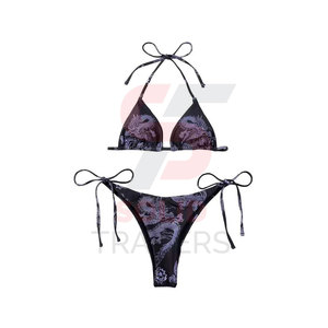 Ensemble de bikinis pour femmes Solid Traders, résistant aux plis, écologique, séchage rapide, léger, élégant, idéal pour les voyages et la plage en été - Product Image 6