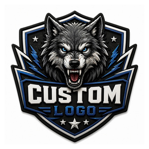 Patch 3D en PVC personnalisé, logo de marque sur mesure, badge en caoutchouc durable pour sweats à capuche, t-shirts, casquettes, sacs à dos - Product Image 1