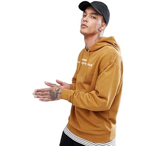 <b>Men</b> <b>Yellow</b> <b>Hoodie</b> Autumn Long Sleeve Sweatshirt Pocket Drawstring Hooded Solid Color Casual Pullover - Product Image 1