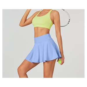 <b>Women's</b> Tennis Skirt Breathable Quick Dry Athletic <b>Skort</b> with Inner Shorts for <b>Women</b> Court Training and Competitive Sports - Product Image 3