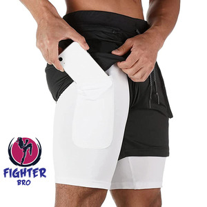 กางเกงขาสั้นสำหรับผู้ชายผ้าฝ้ายออกกำลังกายในยิมออกกำลังกายกีฬาวิ่งฟิตเนสกางเกงขาสั้นกีฬาจ๊อกกิ้งน้ำหนักเบาแห้งเร็ว - Product Image 3