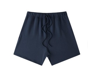 Shorts de jogging 100 % coton multicolores personnalisables à séchage rapide, écologiques, confortables, taille mi-haute, en molleton bouclette, pour enfants - Product Image 6