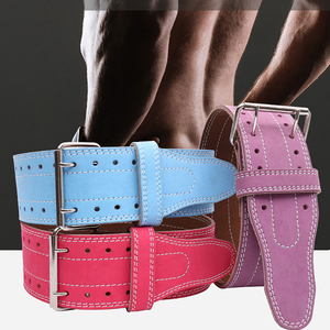 Custom Color 10mm/13mm Sparkling Cowhide Leather Belt Non-Slip Gym <b>Support</b> for Women Glitter Powerlifting Lever & Prong Belt - Product Image 5
