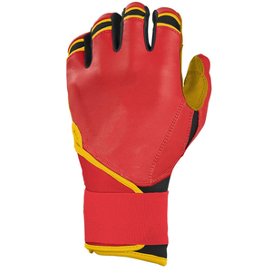 Gants de frappe de baseball robustes, contrôle de préhension maximal, cuir souple, ajustement compressif pour hommes, équipement d'entraînement et de match - Product Image 3