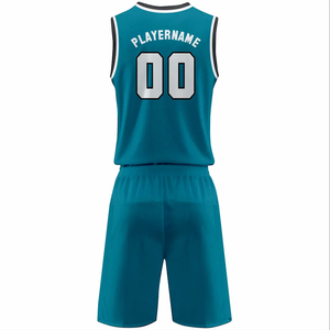 Ensembles d'uniformes de basketball personnalisés pour hommes adultes 100 % polyester, grandes tailles, respirants et anti-humidité pour l'été, vente en gros - Product Image 5