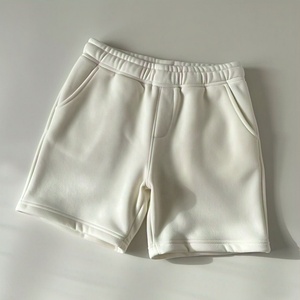 Men's Casual Sports <b>Shorts</b> Quick-Drying 100% Cotton Solid Color with Button <b>Decorations</b> Mid-Waist Formal Style Custom Logo - Product Image 1