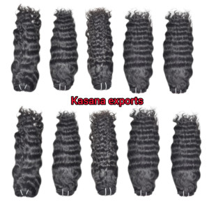 เครื่องจักรผลิตผมแท้จากวัดอันดราปัฎษฐ์ แบบ Double Weft ลอนลึก สีธรรมชาติ ผมอินเดียแท้แบบ Remy น้ำหนัก 100 กรัม แบบคลิปอิน - Product Image 3