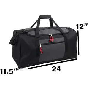 Bolsa Deportiva Unisex de Poliéster al por Mayor con Cierre de Cremallera y Compartimento Interior, Capacidad de 40-55L, Estilo Casual, Color Sólido - Product Image 3
