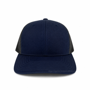 High Fashion Sports Trucker Mesh Denim Canvas Embroidered 6-Panel Curved Bill <b>Hats</b> High Quality Unisex for Outdoor Beach Use - Product Image 1