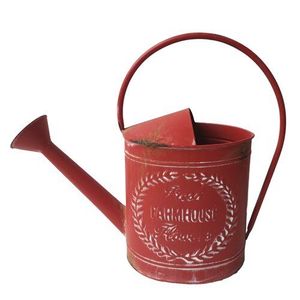 Arrosoir de jardin en métal de style vintage, grande capacité, avec poignée confortable, pour arroser les fleurs et les plantes sur balcon et terrasse - Product Image 5