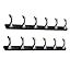 Premium Zinc 4 Pin Hook Cloth Hanger <b>Rail</b> for Door <b>Wall</b> Heavy Duty Multi Purpose Clothes Hanging Hooks - Product Image 6