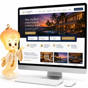 Diseño de Sitio Web para Hoteles con Reserva en Línea, Galería, Experiencia Premium para Huéspedes, Preparado para IA, Crecimiento Global - Product Image 1