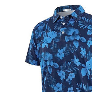 Polos de golf para hombre con tela flexible para un rendimiento de swing suave y cómodo. - Product Image 4