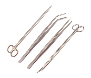 OEM hồ cá Công cụ Kit Fish Tank nhà máy thủy sinh nhíp kéo thìa hồ cá Tank Aqua scaping công cụ thép không gỉ 4 trong 1 - Product Image 1