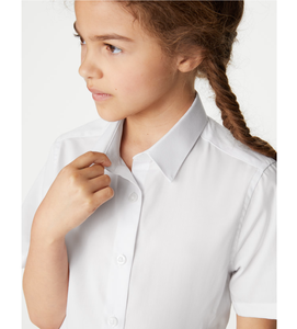 Chemises d'uniforme scolaire unisexe en gros, faciles d'entretien, coupe classique, en tissu technique durable polyester/coton, pour étudiants - Product Image 2