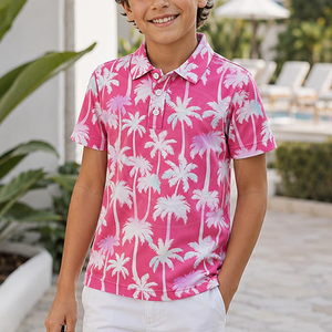Polos de Golf Clásicos para Jóvenes, Corte Atlético, Tacto Suave, Material de Secado Rápido, para Golf al Aire Libre, Estilo Cómodo para el Día a Día - Product Image 4