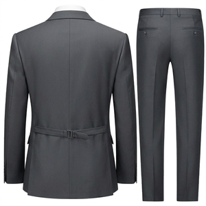 ชุดสูทแฟชั่นผู้ชายขายส่ง มีสินค้าในสต็อก ดีไซน์ใหม่ปี 2026 พร้อมกางเกงและเสื้อโค้ททุกขนาด - Product Image 2
