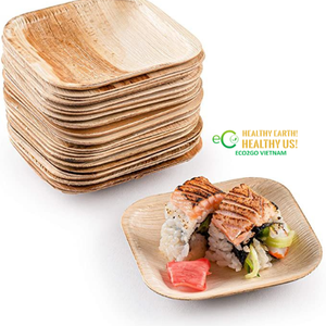 Wholesale Natural Palm Leaf <b>Plates</b> and Bowls Biodegradable Compostable Tableware Made in Vietnam - Product Image 2