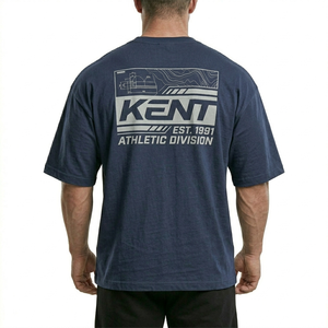 เสื้อยืดออกกำลังกายทรงโอเวอร์ไซส์ หนักแน่น ทนทาน ไซส์ใหญ่พิเศษ 240 GSM ผ้าฝ้าย 100% สตรีทแวร์ สำหรับออกกำลังกาย ผู้ชาย ผู้หญิง รับผลิตตามแบบ OEM ODM - Product Image 4