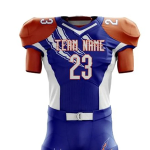 Uniforme de Fútbol Americano Totalmente Personalizado con Impresión de Nombre del Jugador, Uniforme Deportivo de Fútbol Americano para Venta en Línea a Bajo Precio - Product Image 4