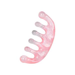 Peine de masaje de resina hecho a mano para desenredar el cabello, relajar el cuero cabelludo, masaje antiencrespamiento, herramienta para el cuidado del cabello - Product Image 5