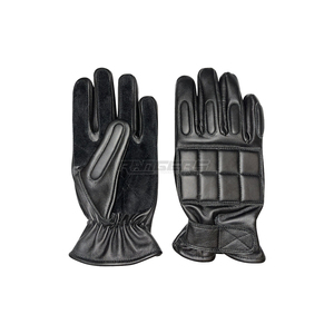 Guantes Tácticos de Cuero Negro, Recién Llegados, en Oferta, Dedos Completos, Acolchados y Aislantes, de Alta Calidad para Clima Frío - Product Image 1