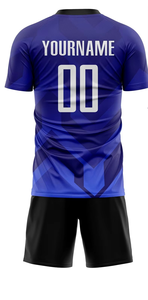 Camiseta de Fútbol Sublimada Personalizada, Cuello Redondo, Manga Corta, Poliéster que Absorbe la Humedad, Diseño Geométrico, Ropa Deportiva para Todas las Temporadas - Product Image 3
