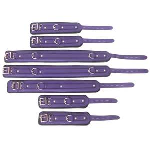 Menottes pour poignets et chevilles en véritable peau de mouton avec rembourrage doux, ajustement réglable, largeur de 4,5 cm - Product Image 5