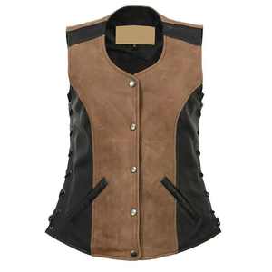 Chaleco de Cuero para Motociclistas, Chaleco de Moda para Motociclistas, Duradero, Cómodo, Elegante y Ligero para Uso al Aire Libre - Product Image 1