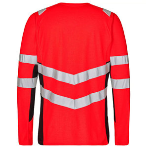 T-shirts de sécurité à manches longues haute visibilité pour hommes, réfléchissants, pour travaux de construction, de route et industriels, vêtements de travail pour ouvriers - Product Image 2