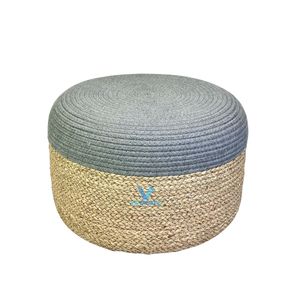 Puf de hierba marina de gran venta, asiento otomano tejido naturalmente para decoración del hogar estilo bohemio, fabricante mayorista - Product Image 1