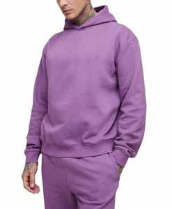 Survêtements de sport pour hommes de haute qualité avec logo personnalisé, ensemble deux pièces, vêtements décontractés d'hiver, manches longues, survêtement à capuche pour hommes - Product Image 1