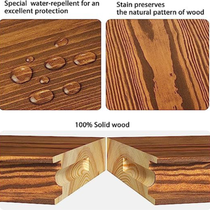 Étagères flottantes en bois sculpté Smart Art, lot de 2, étagères murales rustiques en bois massif pour salon, salle de bain, ferme - Product Image 4