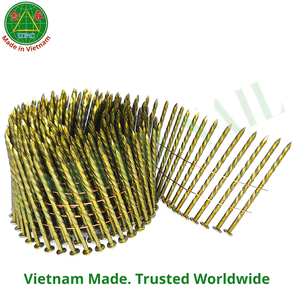 Clous à palette en spirale de 3 pouces avec tige annelée, tailles personnalisées, conçus pour la fabrication de palettes, prix compétitifs, Vietnam |   Clavo en rouleau - Product Image 2